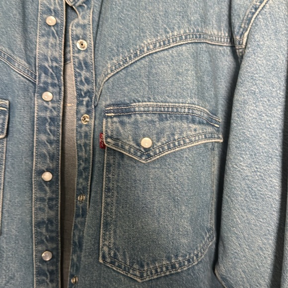 LEVI’S Dorsey XL Western Shirt M - Picture 6 of 9